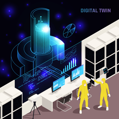 Digital Twin Illustration