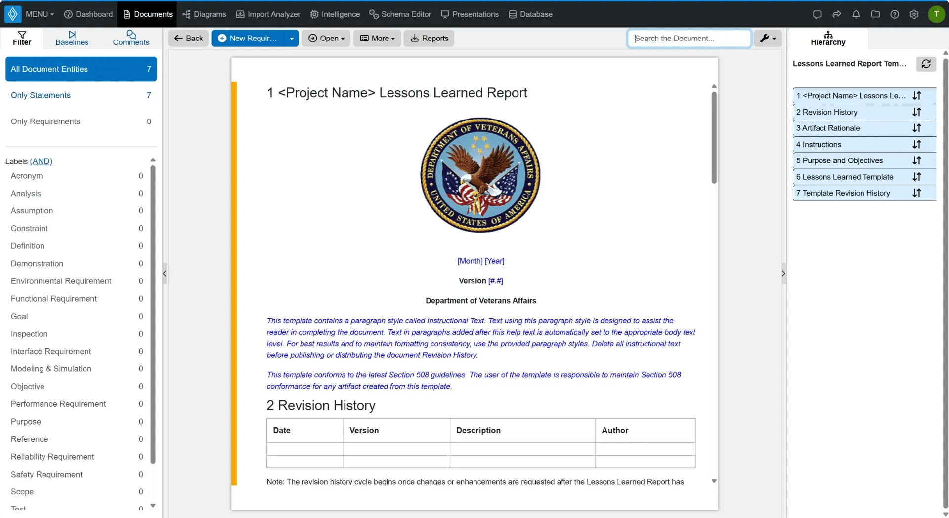 Lessons Learned Template Header Image