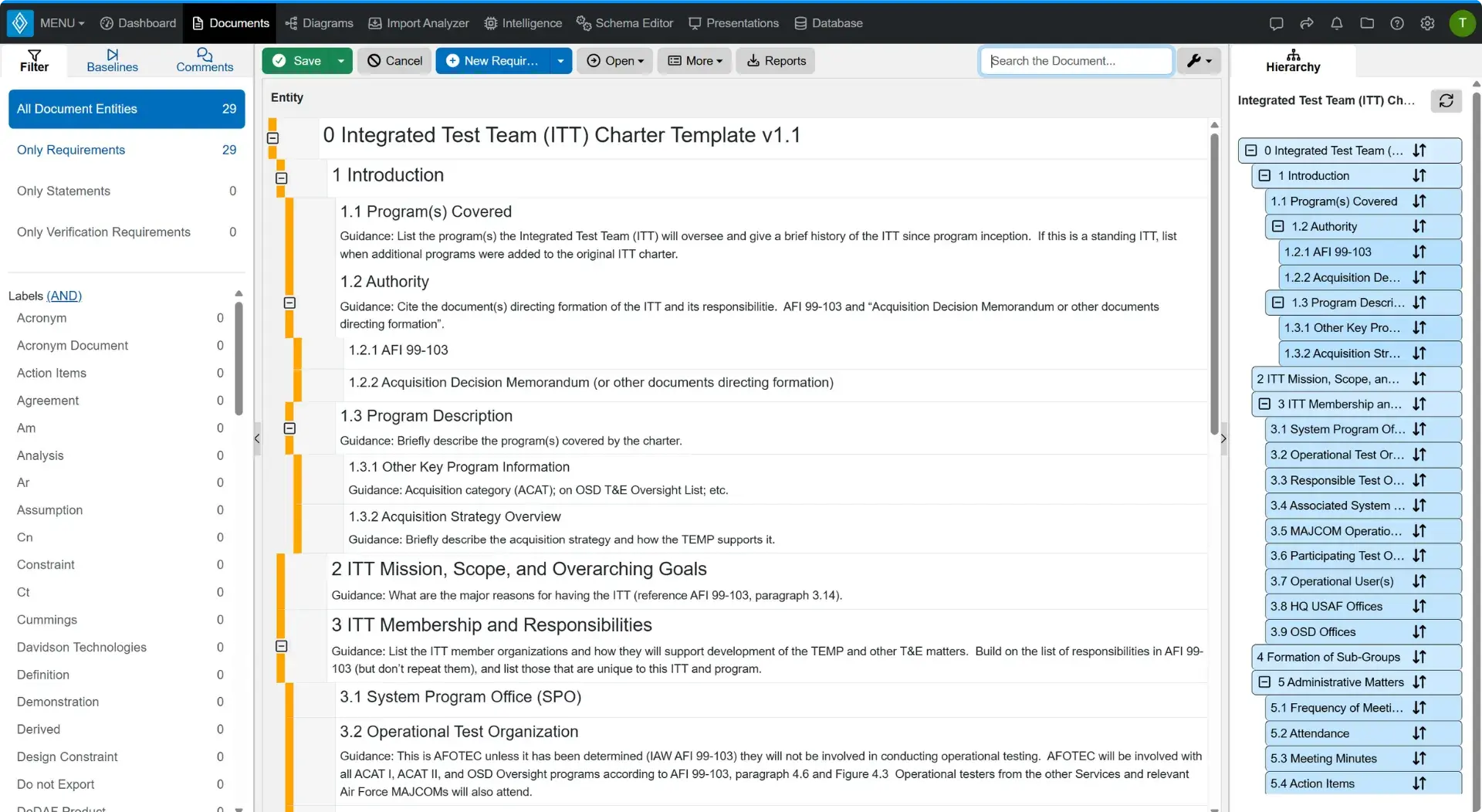 ITT Charter Template Header Image