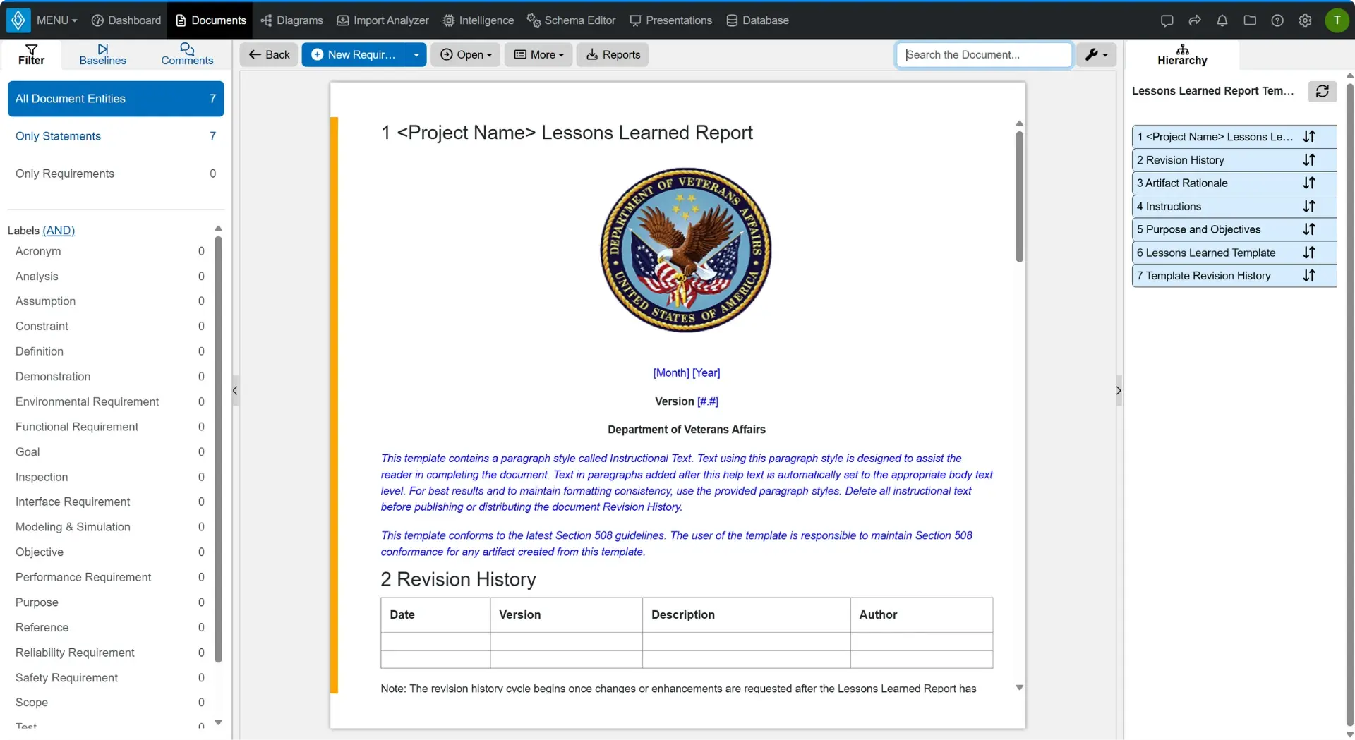 Lessons Learned Template Header Image
