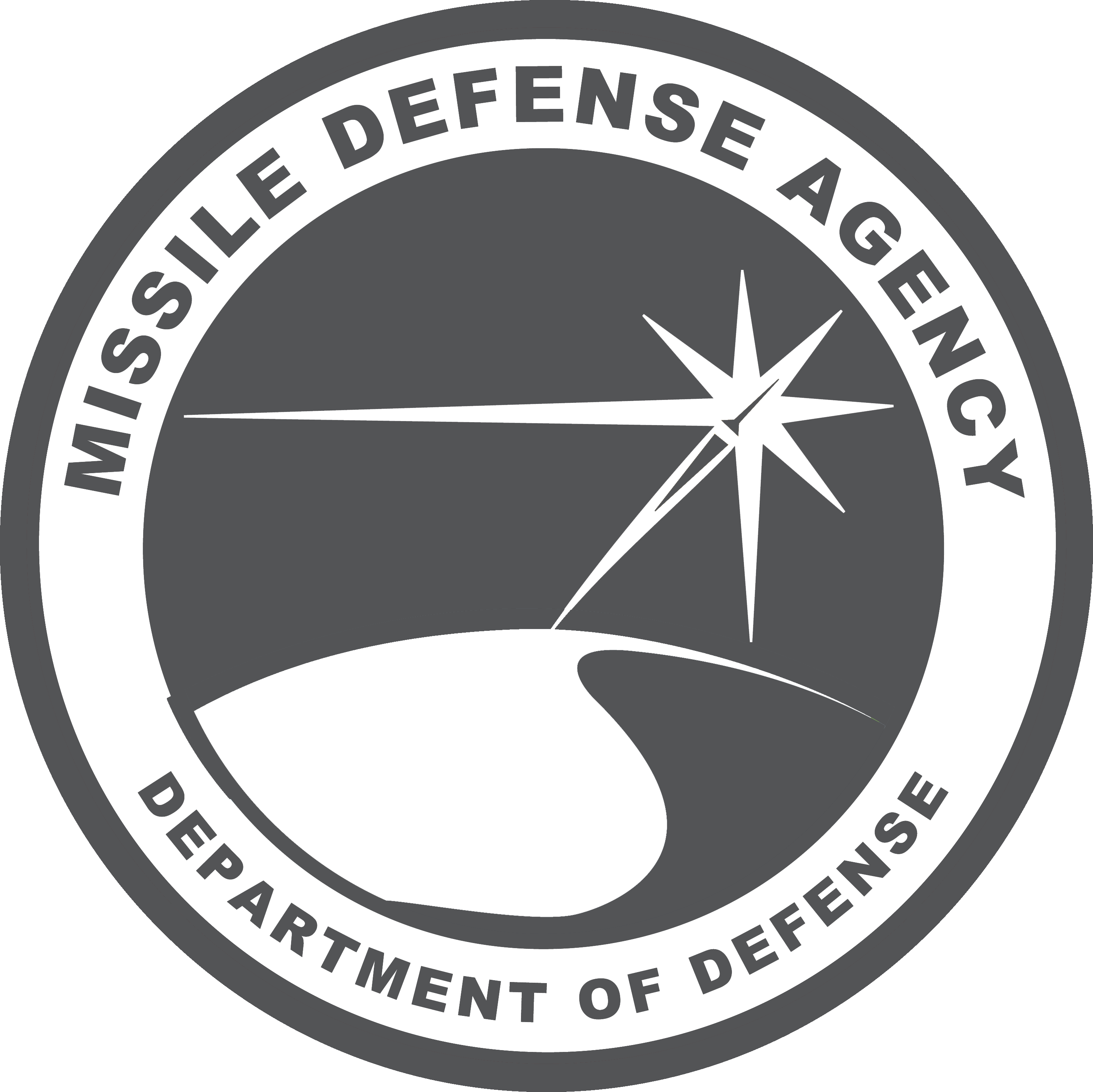 Missile Defense Agency Logo Gray